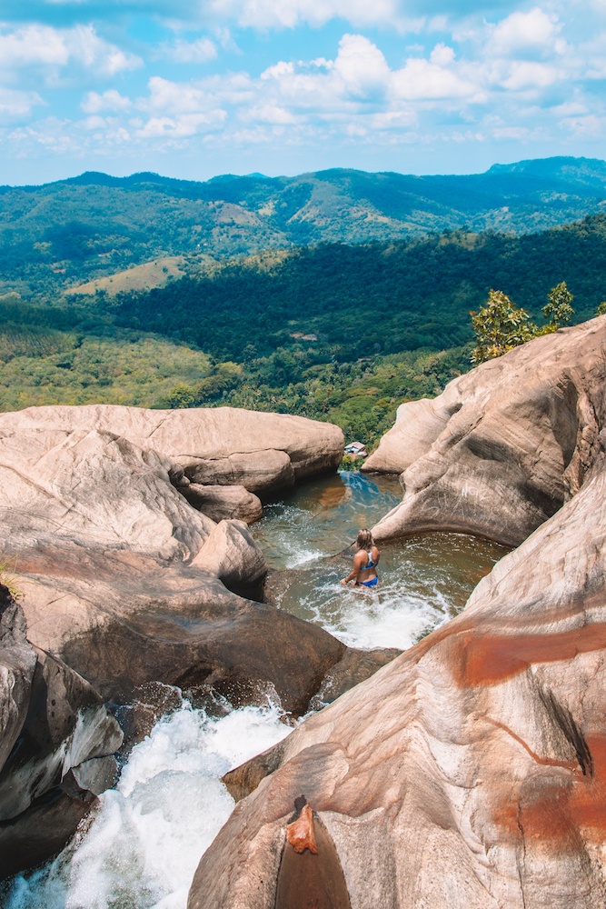 Diyaluma Falls en Sri Lanka 