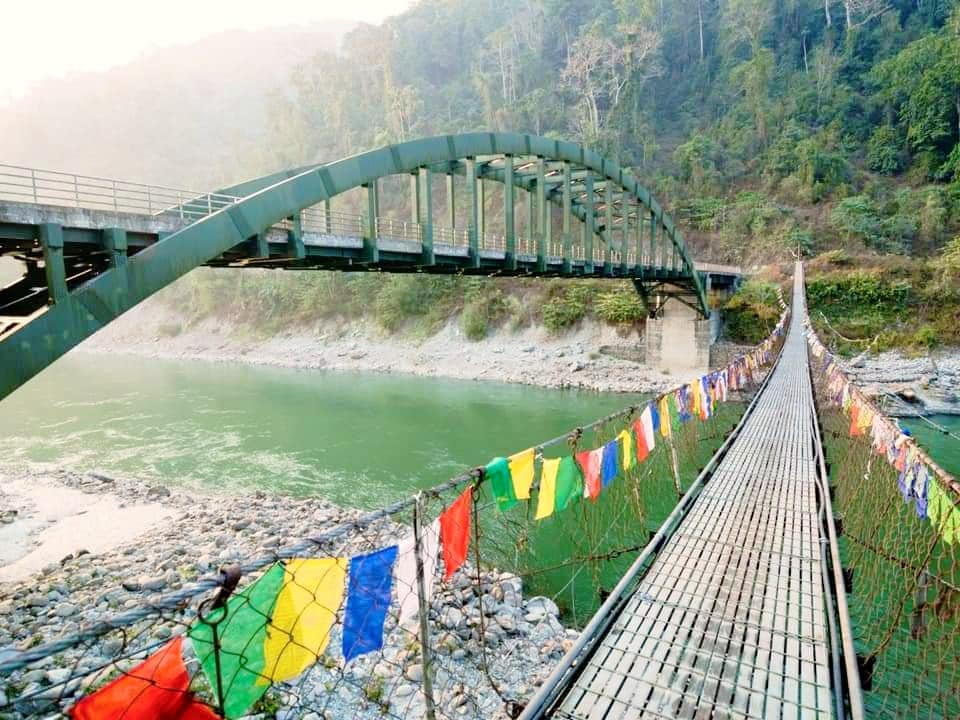 puentes colgantes de bután 