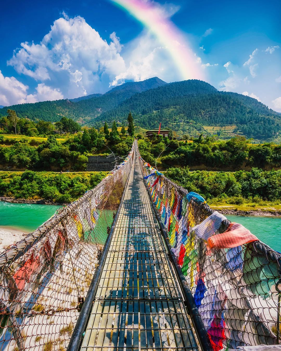 puentes colgantes de bután 