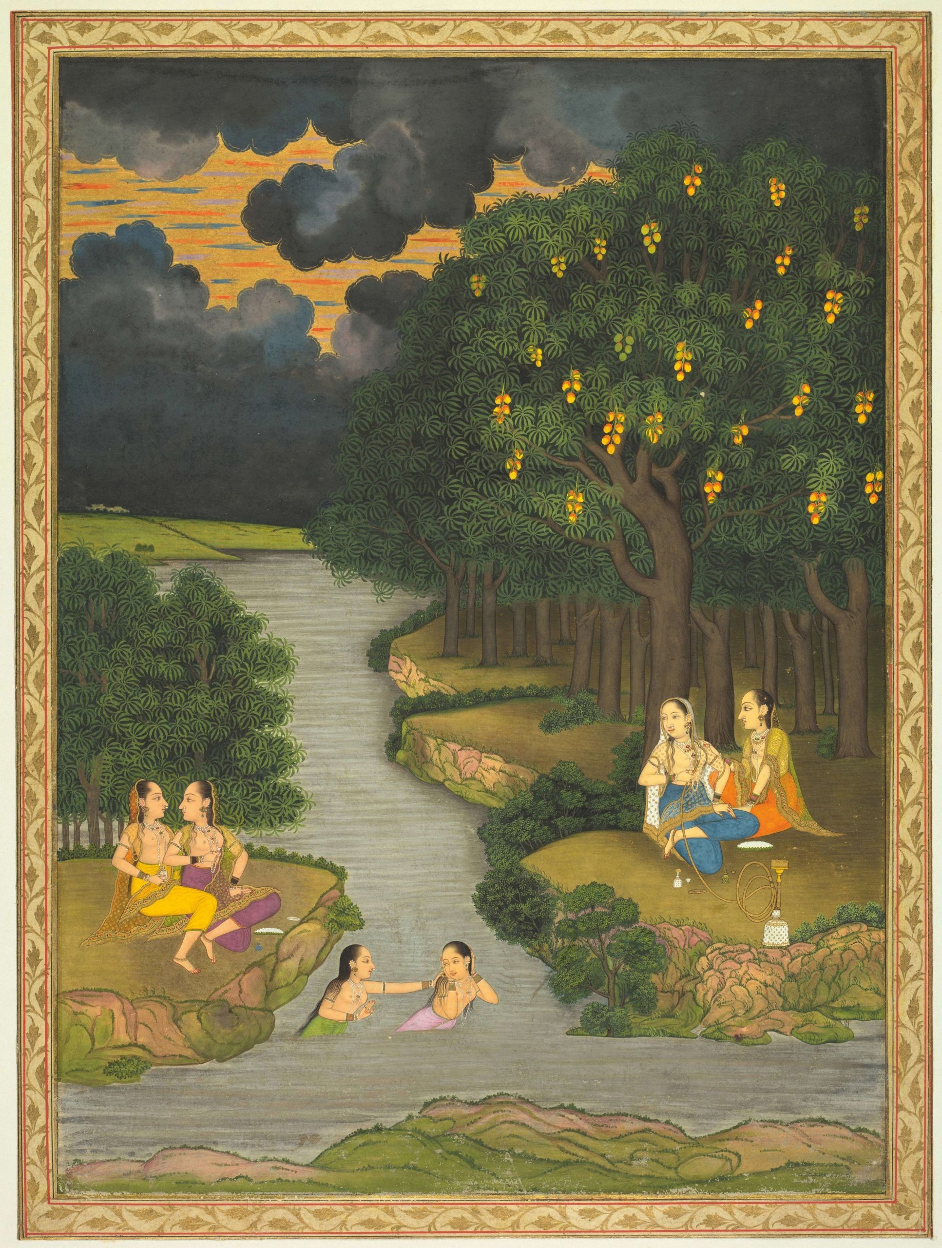 pintura india en miniatura pintura de india