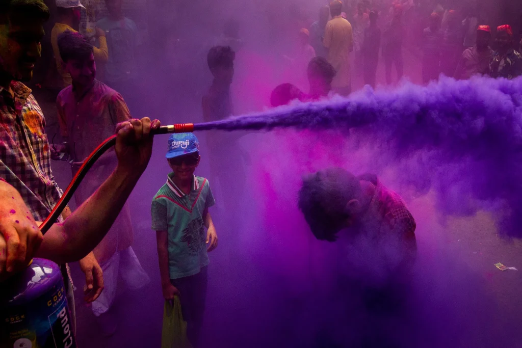 Colores de Holi en India 