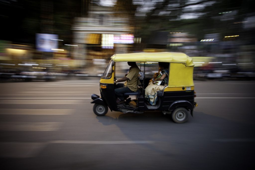 Rickshaw en India 