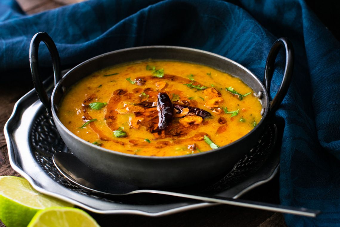 plato de dal comer en india del norte