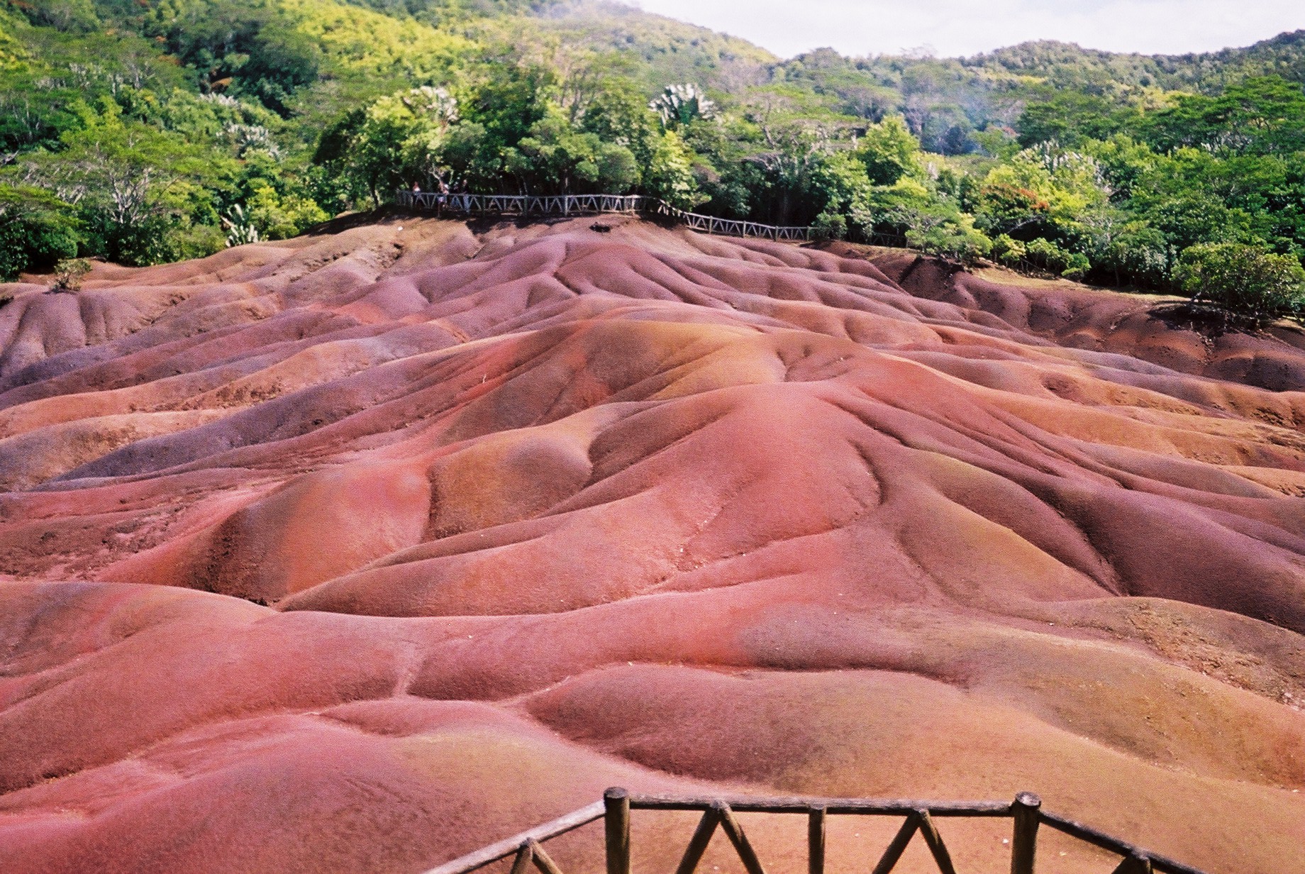panorámica de la tierra de los siete colores tierra de los siete colores