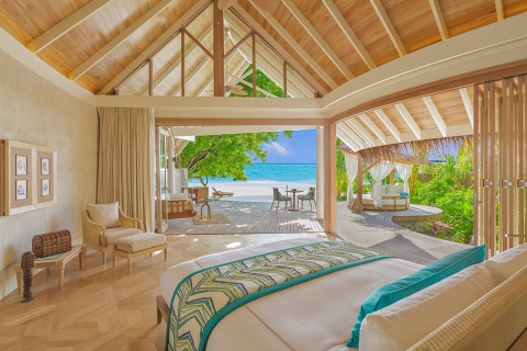 Beach Villa en Maldivas © milaidhoo island